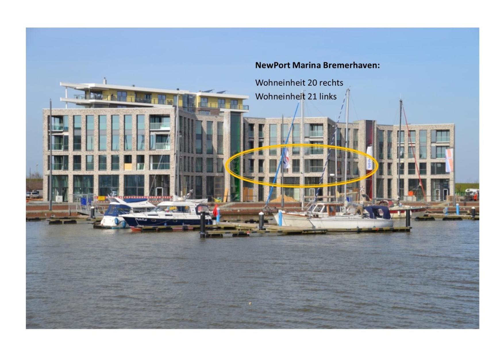 Ferienwohnung Neuer Hafen Marina Μπρέμερχαφεν Εξωτερικό φωτογραφία