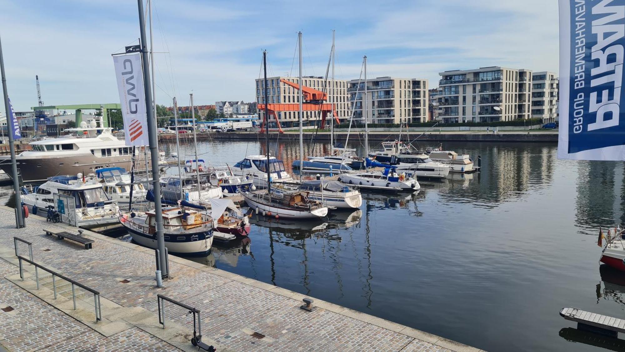 Ferienwohnung Neuer Hafen Marina Μπρέμερχαφεν Εξωτερικό φωτογραφία