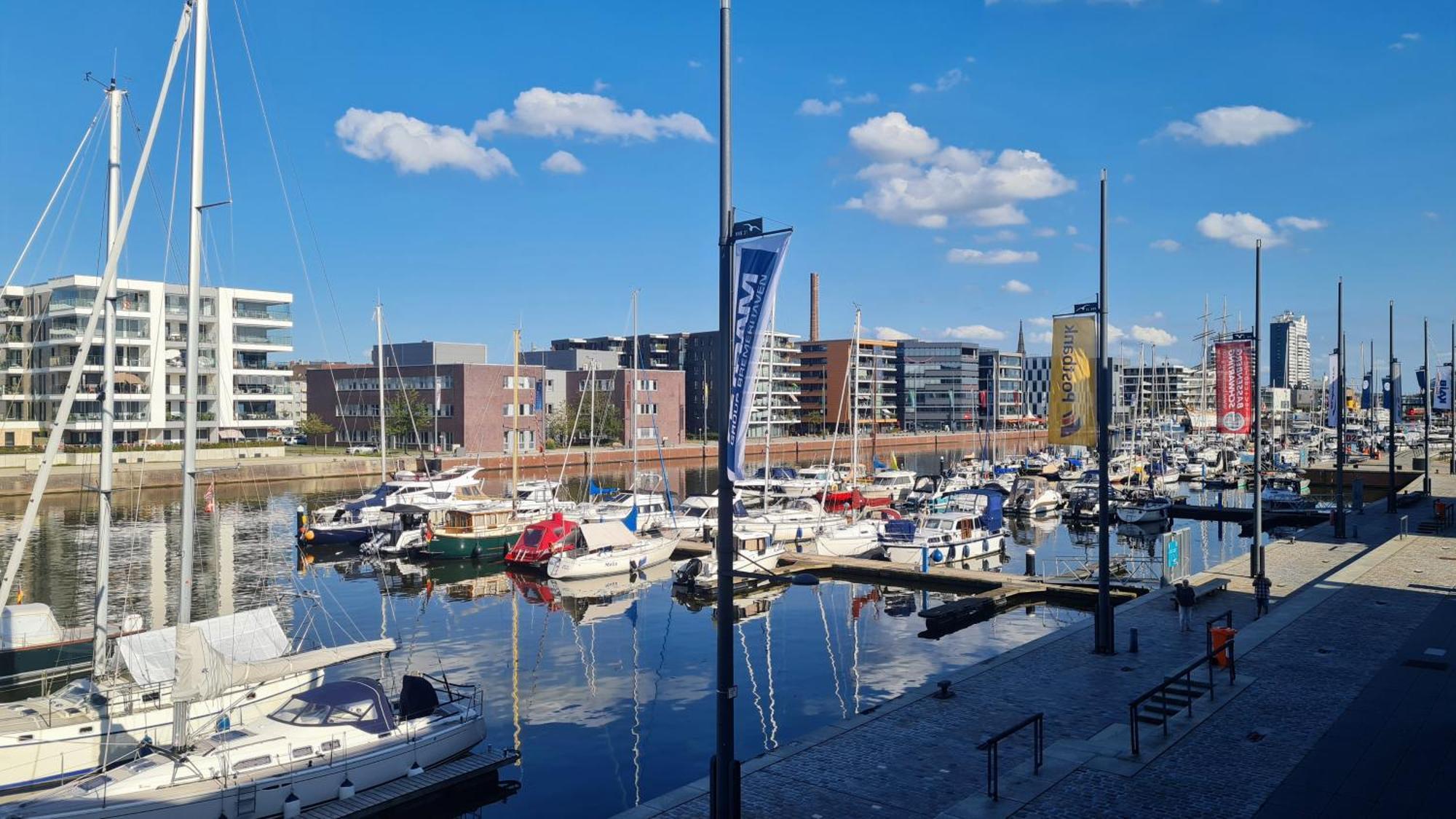 Ferienwohnung Neuer Hafen Marina Μπρέμερχαφεν Εξωτερικό φωτογραφία