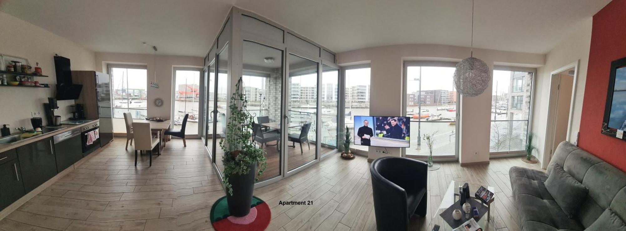 Ferienwohnung Neuer Hafen Marina Μπρέμερχαφεν Εξωτερικό φωτογραφία